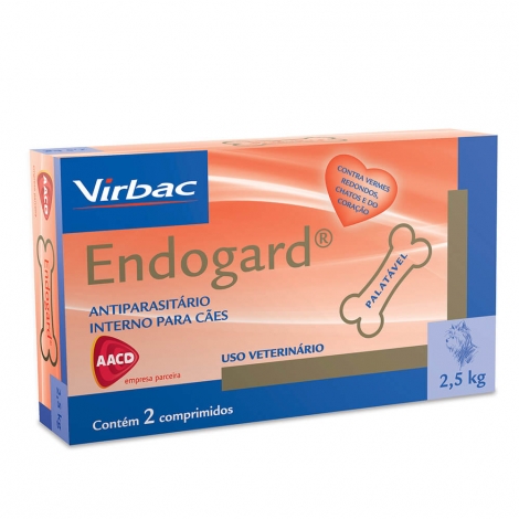Endogard 2,5kg - 2comprimidos Endogard 2,5kg - 2comprimidos