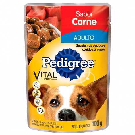 Pedigree Sachê Adulto Carne 100g Pedigree Sachê Adulto Carne 100g