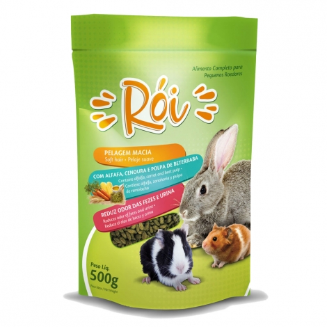 Rói Alimento Completo para Pequenos Roedores 500g Rói Alimento Completo para Pequenos Roedores 500g